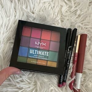 NYX Vivid Eyeshadow Palette with Lip Liners